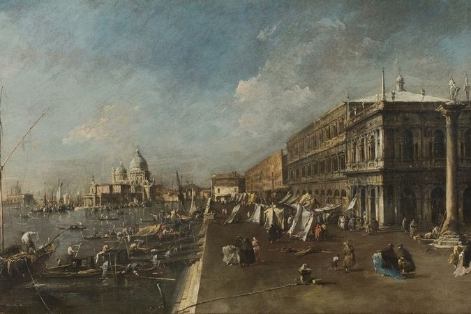 Il Molo verso la Basilica della Salute