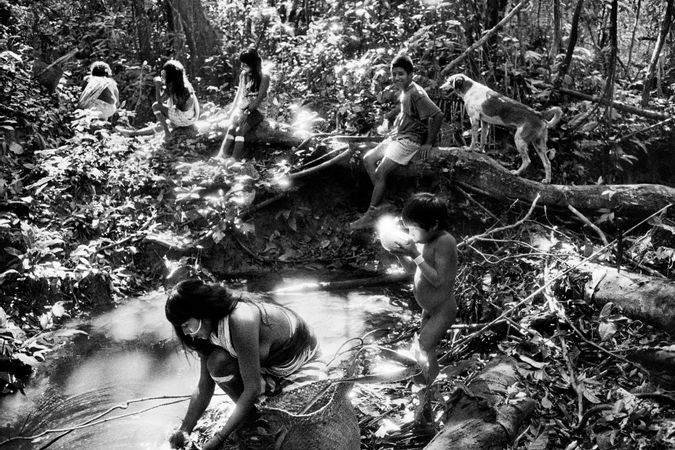 Indigeni Marubo. Stato di Amazonas, Brasile