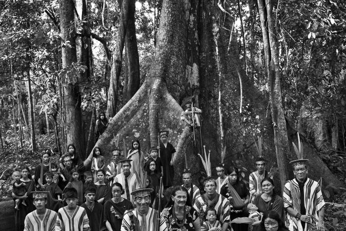 Famiglia Ashaninka. Stato di Acre, Brasile