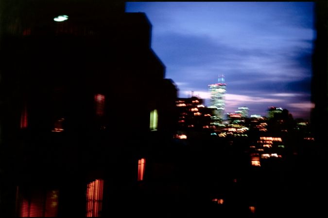 Night Vision from my Apartment of World Trade Center