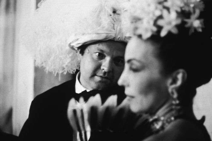 Orson Welles at the Count Beistegui Ball, Venice