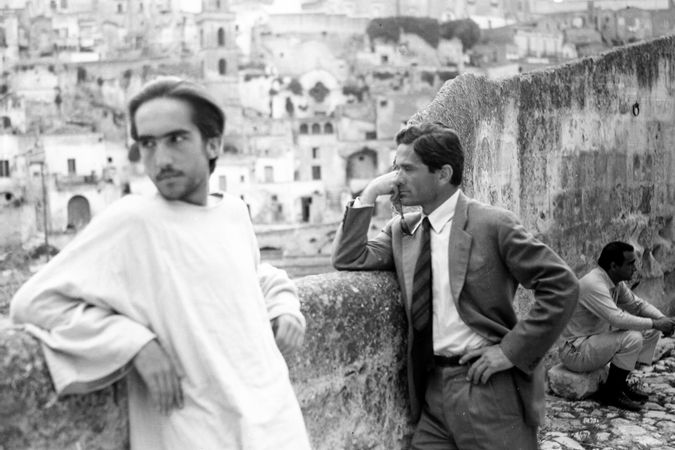 Pier Paolo Pasolini e Enrique Irazoqui