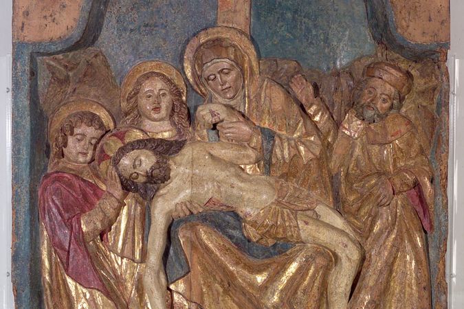 Altorilievo rappresentante il Compianto sul Cristo morto