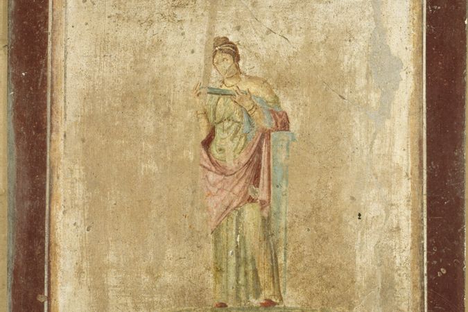 Figura femminile panneggiata (Calliope)