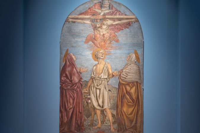 Apparizione della trinità a San Girolamo