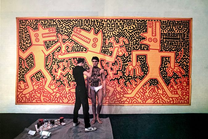 Keith Haring e Lucio Amelio