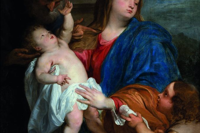 Sacra famiglia con san Giovannino