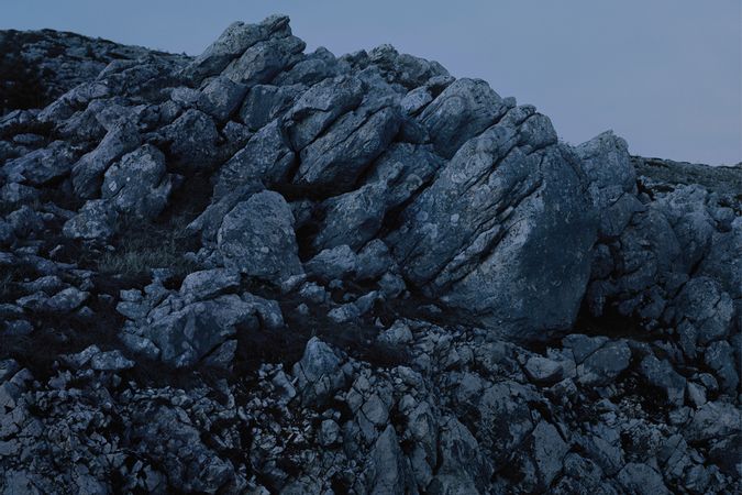 Affioramento dolomitico nell'altopiano di Campo Imperatore