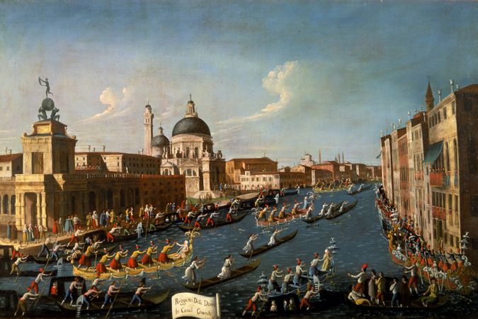 La regata delle donne in Canal Grande