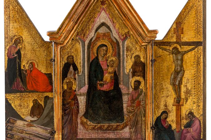 Madonna in trono con Bambino e quattro santi