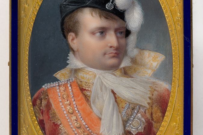 Tabacchiera di presentazione con il ritratto di Napoleone Bonaparte