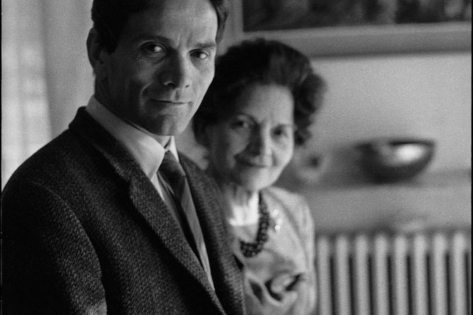 Pier Paolo Pasolini e sua madre Susanna