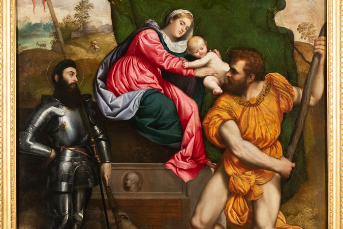 Madonna con il Bambino, san Giorgio e san Cristoforo