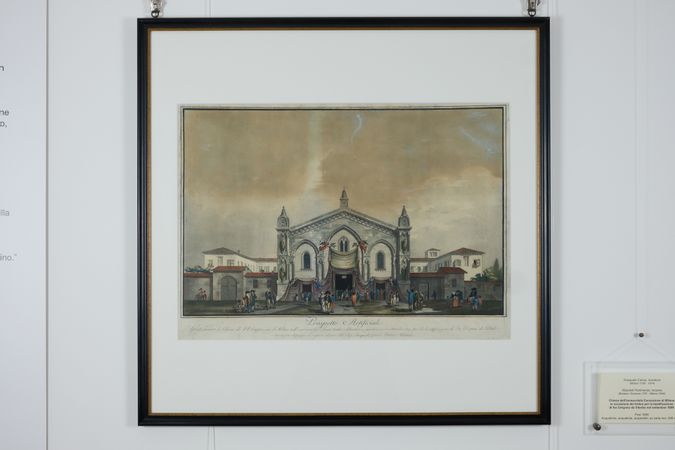 Chiesa dell'Immacolata Concezione di Milano in occasione del triduo per la beatificazione di fra Crispino da Viterbo nel settembre 1809