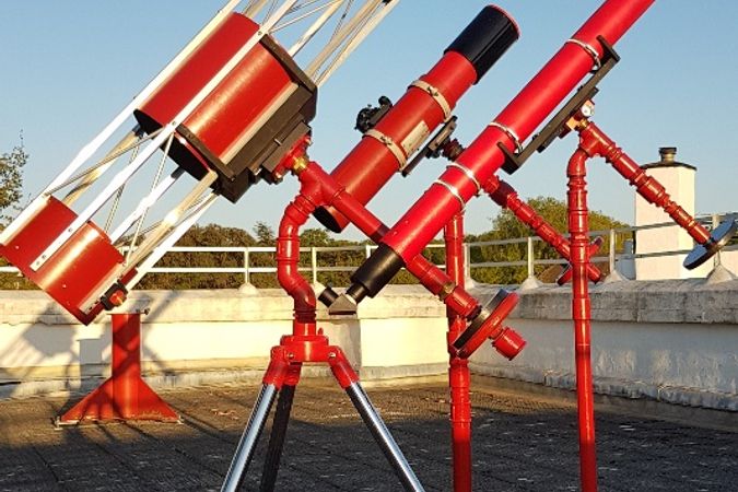 Homemade Red Telescopes