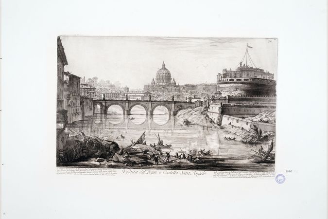 Veduta del Ponte e Castel Sant'Angelo