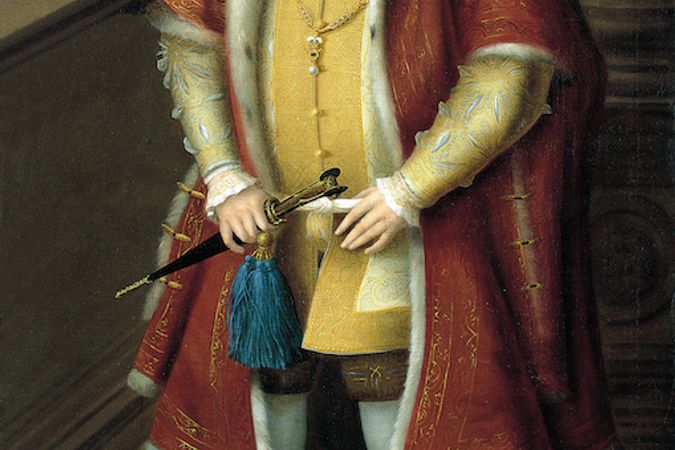 Ritratto del Principe di Galles, futuro Edoardo VI d'Inghilterra in piedi