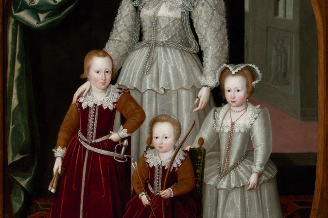 Ritratto di Anne, Lady Wentworth e dei loro figli Thomas, Jane ed Henry