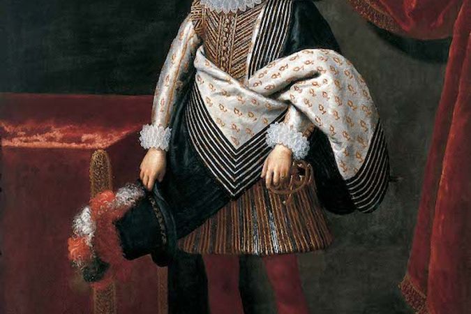 Ritratto di Giancarlo di Cosimo II de' Medici bambino, a figura intera