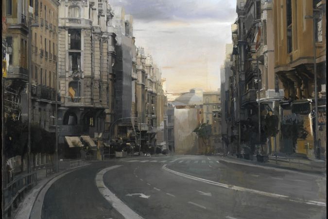 Gran Via in silenzio