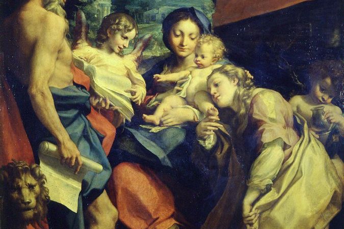 Madonna col Bambino e i santi Gerolamo e Maddalena detta “Madonna di san Gerolamo” o “Il giorno”