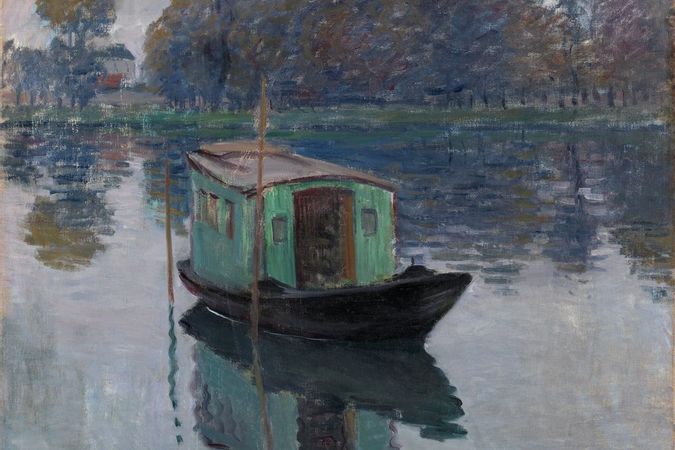 La barca dello studio di Monet