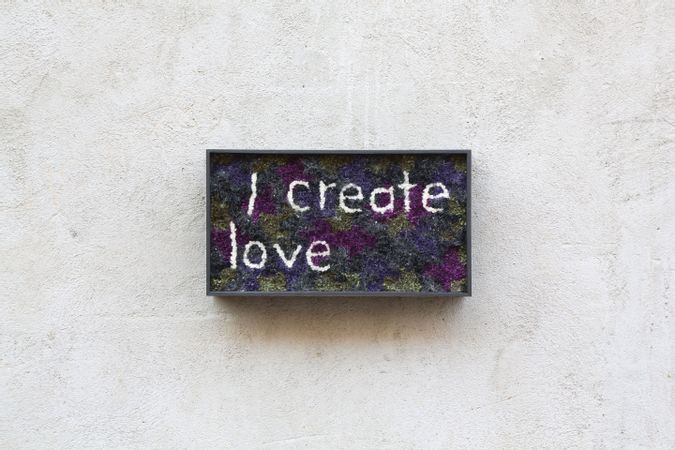 I create love