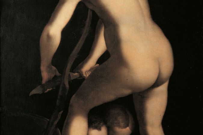 Amore fabbrica l’arco (da Parmigianino)