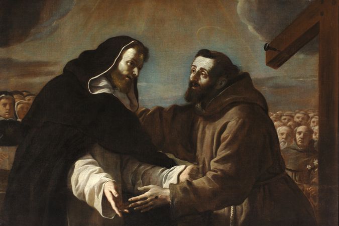 Incontro tra san Francesco e san Domenico