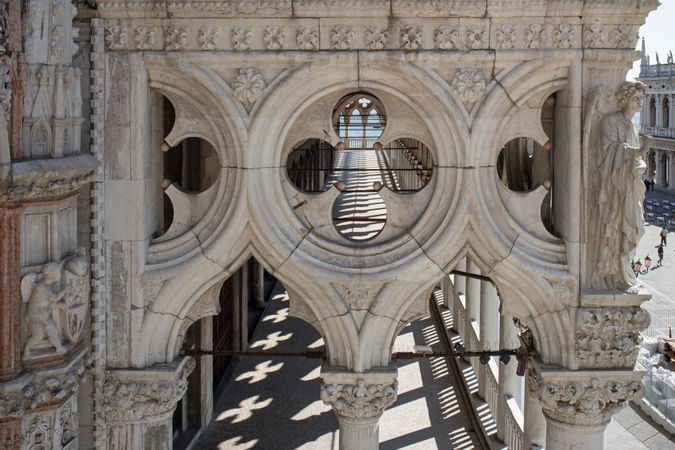 Palazzo Ducale, Scorcio della loggia Foscara