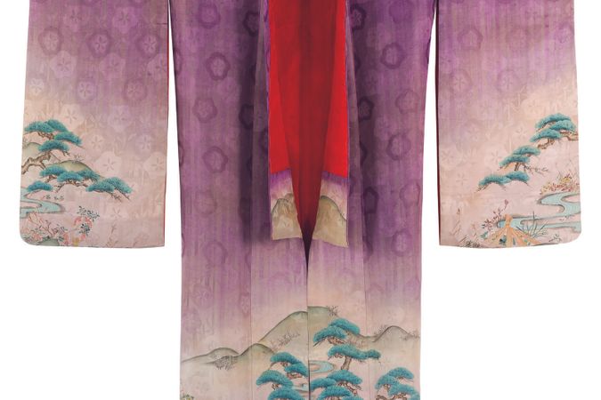 Kimono formale da donna nubile