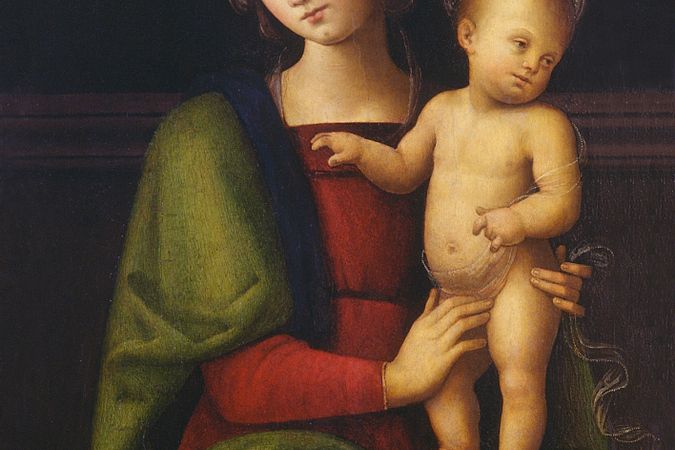 Madonna col Bambino e due cherubini