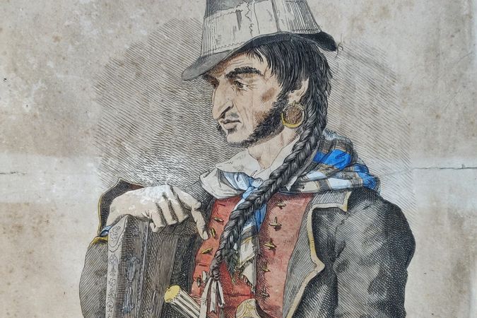 Ritratto del brigante Antonio Gasbarrone, detto “Gasperone”