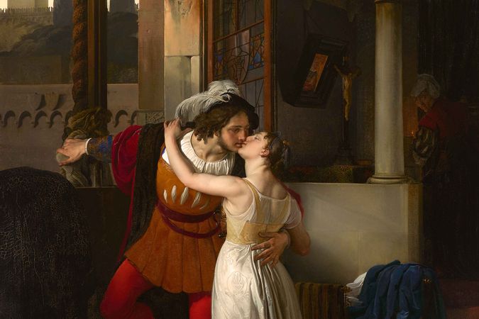 L'ultimo bacio dato a Giulietta da Romeo