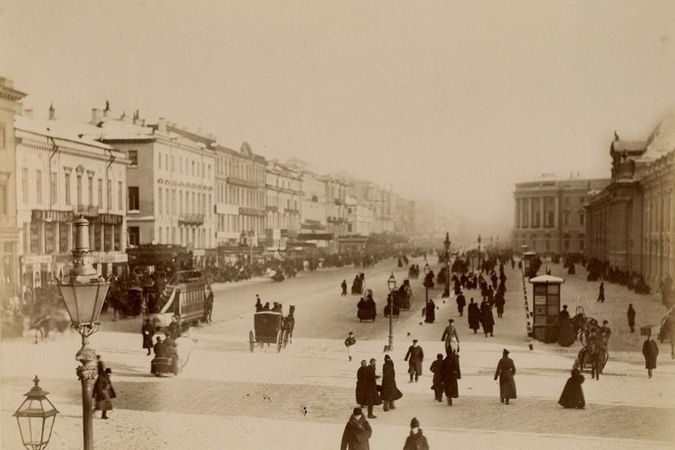 La Prospettiva Nevskij a San Pietroburgo