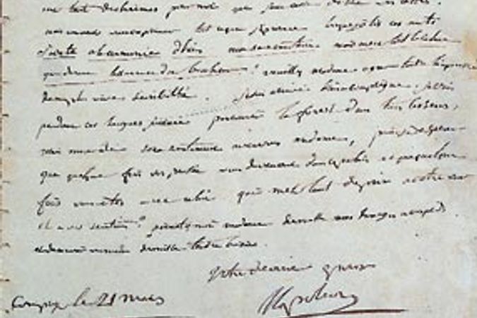 Lettera di Napoleone a Maria Luigia d’Asburgo