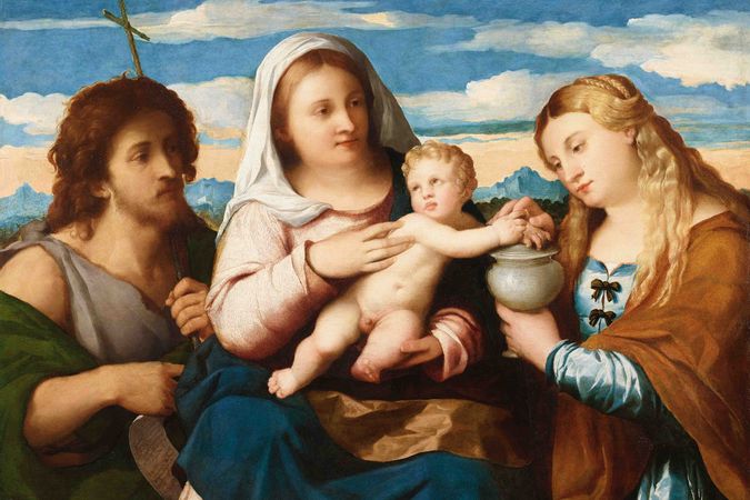 Madonna col Bambino tra i santi Giovanni Battista e Maddalena