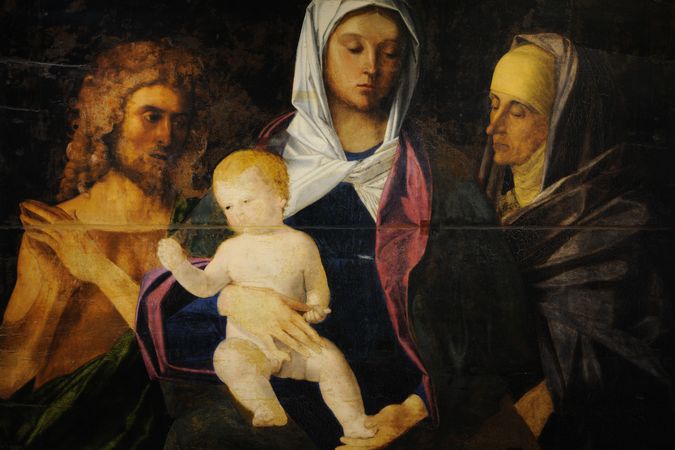 Madonna col Bambino, San Giovanni Battista e Sant’Anna