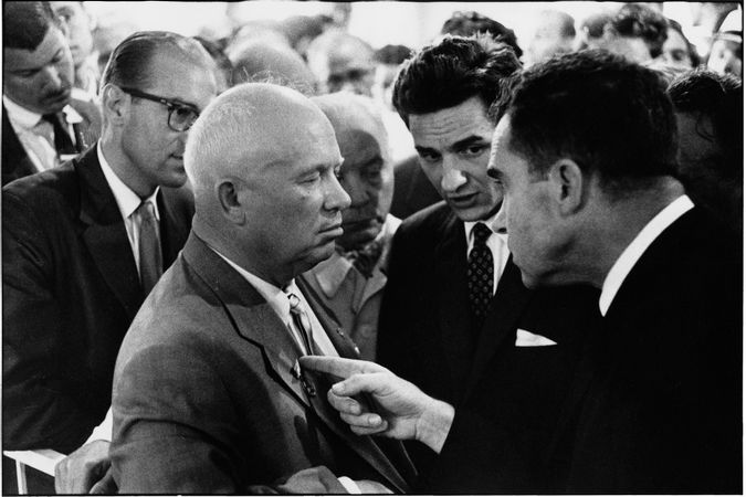 Nikita Khrushchev e Richard Nixon