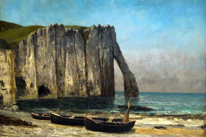 La scogliera a Etretat