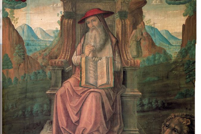 San Girolamo in trono