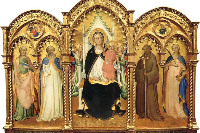 Madonna con Bambino tra i santi Caterina d’Alessandria, Benedetto, Giovanni Gualberto e Agata