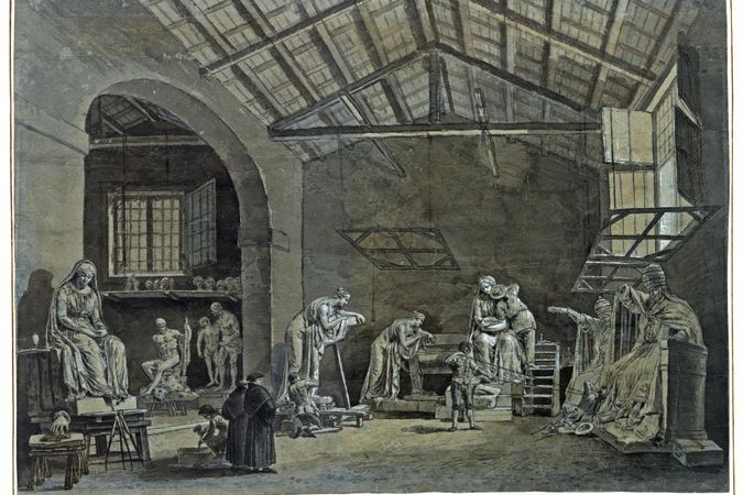 Lo studio del Canova 