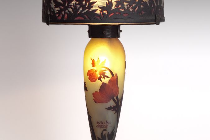 Lampe aux coquelicots