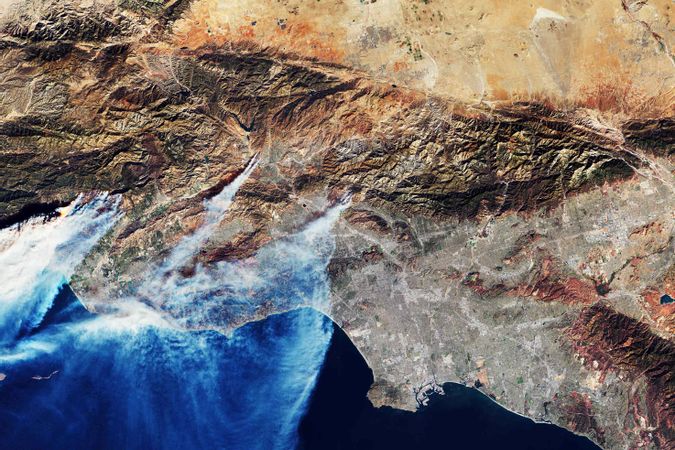 Incendi in California