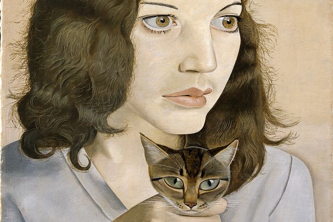 Girl with a Kitten