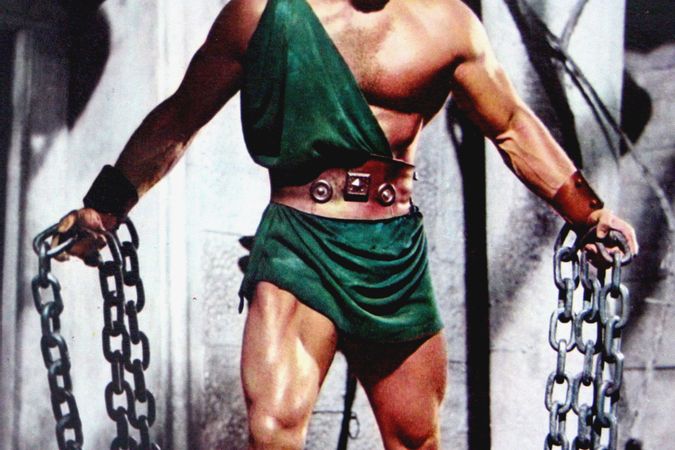 Steve Reeves in Ercole e la regina di Lidia