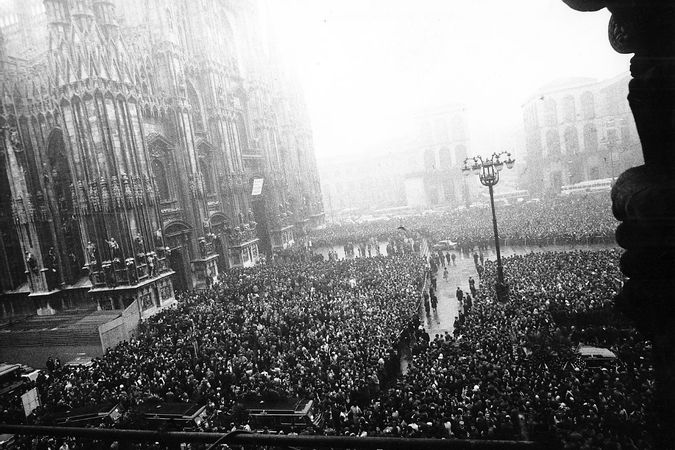 Funerali solenni per le vittime di Piazza Fontana