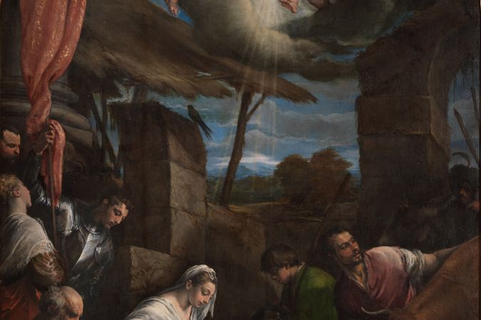 Adorazione dei pastori con i santi Vittore e Corona detta Il Presepe di San Giuseppe