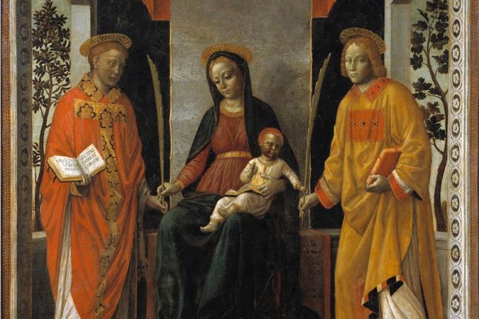 Madonna con il Bambino tra i santi Faustino e Giovita (Pala dei mercanti)